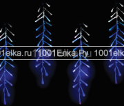 Shooting icicle light 1,75x0,4m - 160 LED (бело-синий)